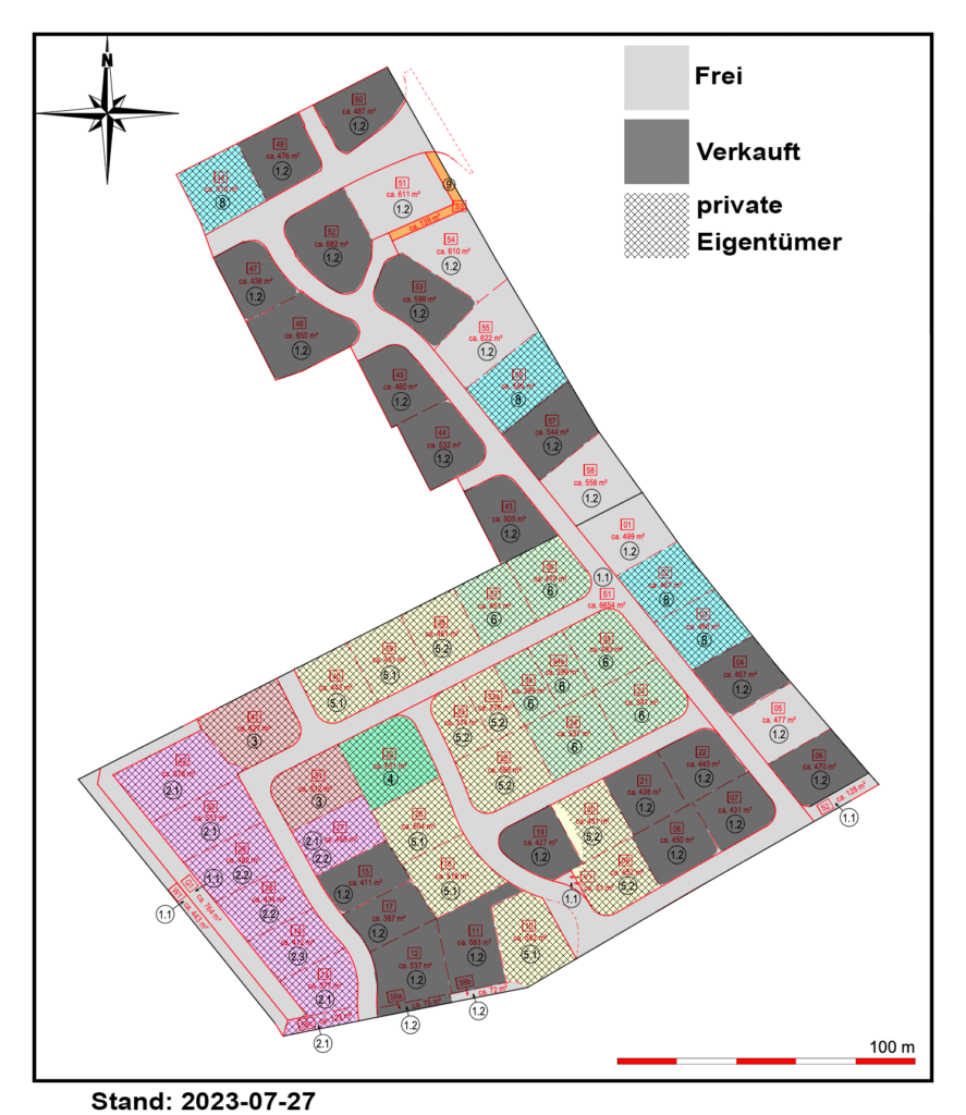 Freie Grundstücke Auf den Kellern II/III (Stand 2023-07-27)